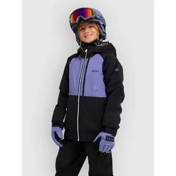 Roxy Crystal Clear Girl Kids Jacket true black