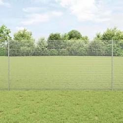Zatvorena žičana ograda s postovima 25 x 1,2 m Pocinčani čelik