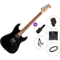 PSD Guitars SPS-100 SET Black Električna kitara