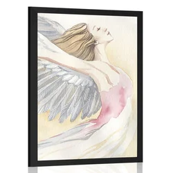 Plakat svobodni angel - 30x45 white