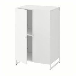 JOSTEIN Spojene police s vratima, unutra/spolja/bela, 61x44x90 cm