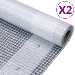Cerade Leno 2 kom 260 g/m2 2 x 5 m bijele