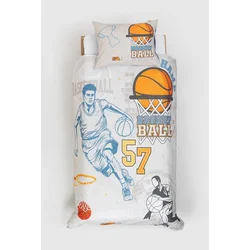 Stefan Dečija posteljina Basket, 140x200cm, Siva