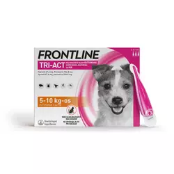 Frontline Tri-Act kapljice raztopine za pse za pse od 5-10 kg - datum izteka: 2018.02.28.