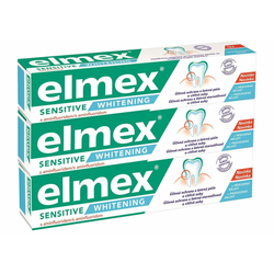 Elmex Sensitive Whitening zubna pasta, 3x 75 ml