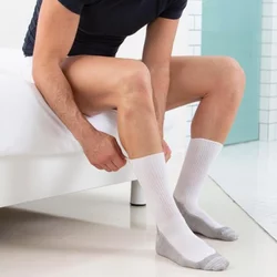 Kratke čarape za dijabetičare sa sunđerastim umetkom i srebrnim nitima DIABETIC X-STATIC | Kozmo