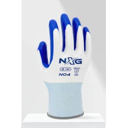 NXG Radne rukavice N04, Belo-plave