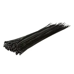 LogiLink Vezice 100 kom,  400 x 4.4mm, crna