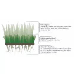 Hibridna trava Premium, 1x1m