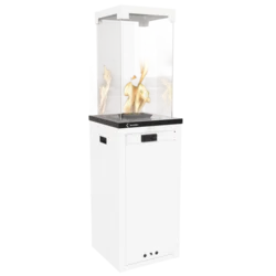 Kratki Gasni grejač patio Slim light, Beli