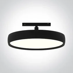 CRNA LED PLAFONJERA ZA MAGNETNE ŠINE 30W CCT 48V IP20 UGR19 MINI/P&P