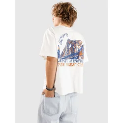Monet Skateboards Concrete Jungle Crop T-Shirt blanc white