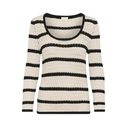 Kaffe Pulover Eleanor kit/črna