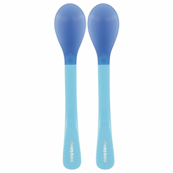 Kikkaboo Heat Sensing Spoons žlička s toplotnim senzorjem 4 m+ Blue 2 kos