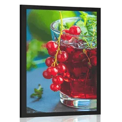 Plakat rdeči koktajl - 60x90 white