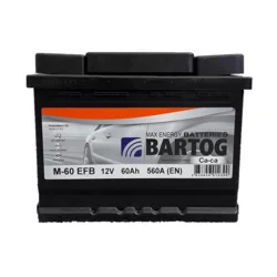 Bxtreme Akumulator Bartog M-60EFB 60Ah D+ 560A(EN) 242x175x190 = EFB