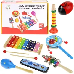 Nobo Kids LESENA GLASBILA ZA OTROKE ČINELE MARAKASE HARMONIKA