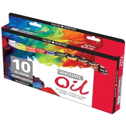 Daler Rowney Set oljnih barv Graduate Selection set, 10x38 ml
