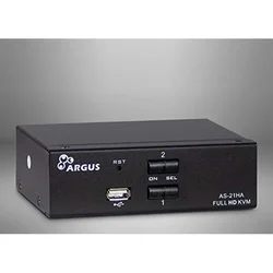 HDMI KVM stikalo Inter-Tech AS-21HA, 42mm, 480g, črno