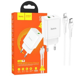 hoco. Punjač kućni/ brzi/ PD20W/ QC3.0 - N28 Founder/ type C na Lightning