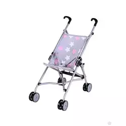 Kolica za lutke Sim Star grey pink 126444