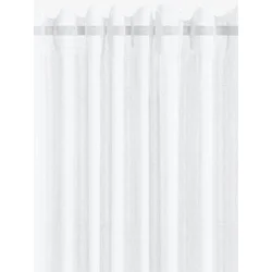 Zavesa 1x140x245 bela