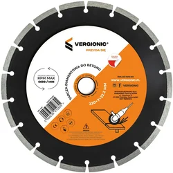 Vergionic Diamantno rezilo za beton 230 mm