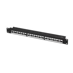 Logilink 19 Patch Panel 1U, 24 prazan, sa nosačima kabla NK4065 ( 6231 )