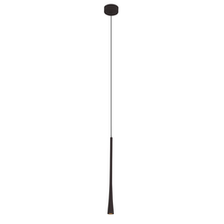 MAXLIGHT P0372 - LED luster na sajli COFFEE LED/7W/230V prečnik 3 cm crna
