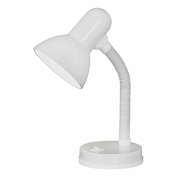 EGLO 9229 - Stona lampa BASIC 1xE27/40W bela
