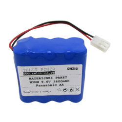 TELIT POWER Baterija za EKG Cardoline AR600 Colson, Ni-MH, 9.6V, 1600mAh
