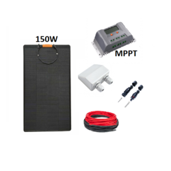 Fleksibilni Solarni komplet za avtodom 200W - MPPT20A BT