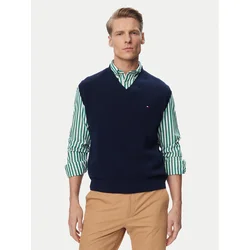 Tommy Hilfiger Pulover MW0MW43244 Mornarsko modra Regular Fit