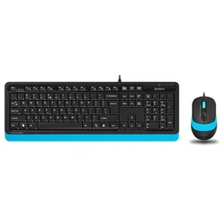 A4 TECH Set tastatura + miš F1010 FSTYLER USB US plavi