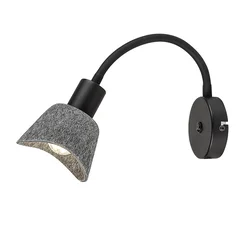 Rabalux Zidna lampa Farelia, 1xE14, Siva