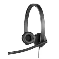 Logitech H570e Stereo (Teams Version) headset USB, Black USB-C