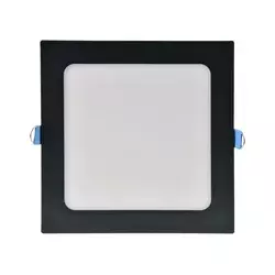 LED ugradno stropno svetlo RIGEL LED/10W/230V 4000K 16,8x16,8 cm crna