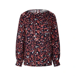 TOM TAILOR Blusa Basic Donna | 100% Viscosa | Colletto Kent E Senza Maniche | Perfetta Per Look Estivi E Primaverili | Lavabile In Lavatrice - 2
