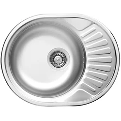 Deante Twist ZEU 011C Sudopera, 1 korito, 16cm, Čelična, Inox