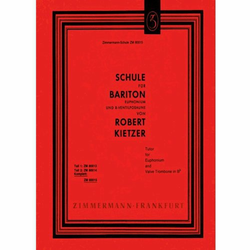 KIETZER R.:SCHULE FUR bariton KPL