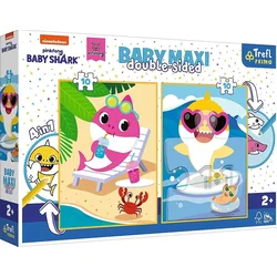 TREFL 43005 Puzzle Baby MAXI 2x10 Vesel dan morskega psa