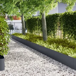 Ograda oko Travnjaka 10 pcs Antracit 100 x 0,05 x 30 cm