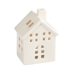 Retlux - Porcelanska kućica za sveću 10 cm bela