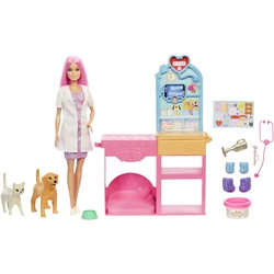 Barbie Kmalu okrevaj bolnišnica za živali igralni set - 1 k.