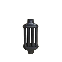 Žemini dimni radiator, 0,65m - FI 120mm, črn