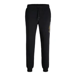 JACK & JONES Hlače JPSTGORDON temno rumena/črna/bela