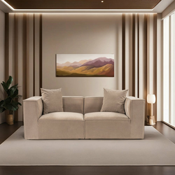 ATELIER DEL SOFA Sofa dvosed Sora 2 Cappucino