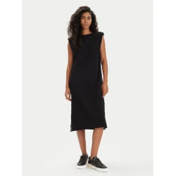 Obleka EA7 Emporio Armani črna barva