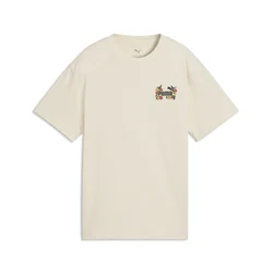 PUMA MID 90s Relaxed Graphic Tee Youth, Age, Alpine Snow, 9-10Y