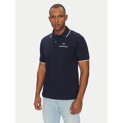 Lacoste Polo majica PH9838 Mornarsko modra Classic Fit